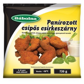 Bábolna panírozott csípős csirkeszárny 720 g 