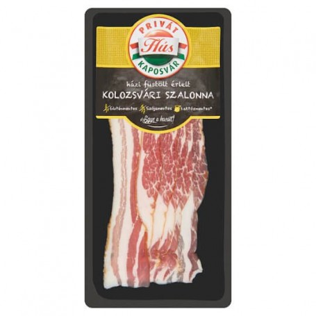 Privát házi füst.érl. kolozsvári szalonna szeletelt vf. 100 g