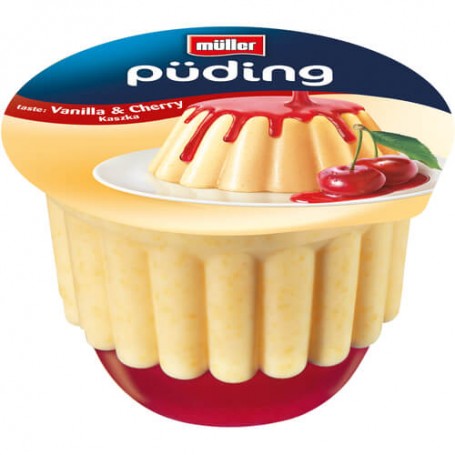 Müller grízpuding meggy öntet 450 g