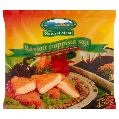 Natural Meat rántott trappista sajt 450 g