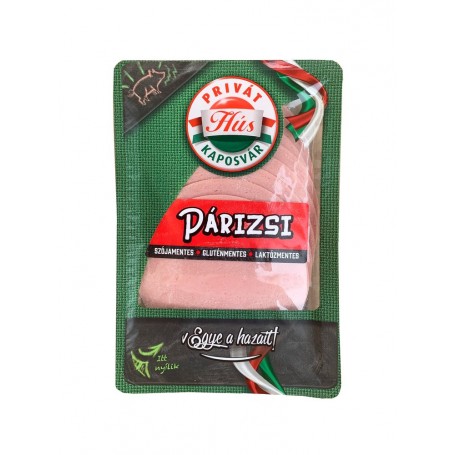 Privát sertés párizsi szeletelt.100 g. vg.