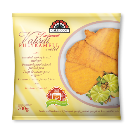 Gallicoop pu. panírozott mellszelet 700 g