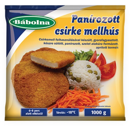 Bábolna panírozott csirkemellhús 1000 g