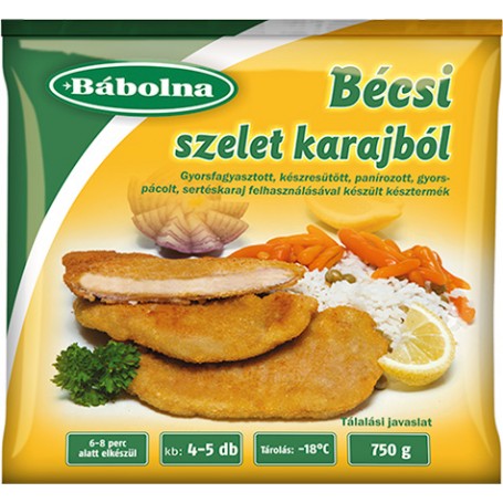 Bábolna bécsi szelet karajból 750 g 