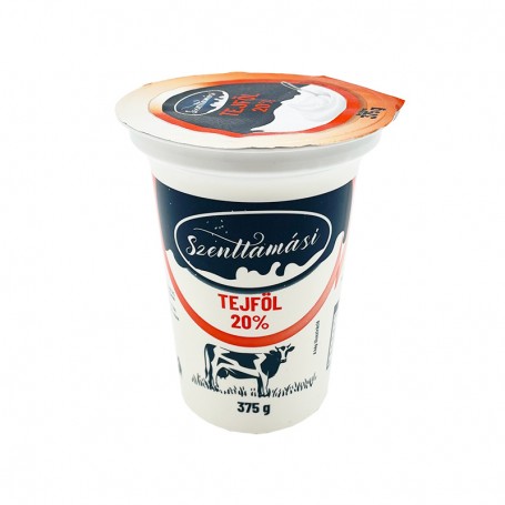 Szenttamási poharas tejföl 20 % 375 g NAGY