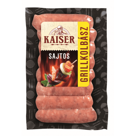 Kaiser grillkolbász sajtos 210 g vcs.