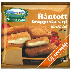 Natural Meat rántott trappista sajt füstölt ízű 450 g 
