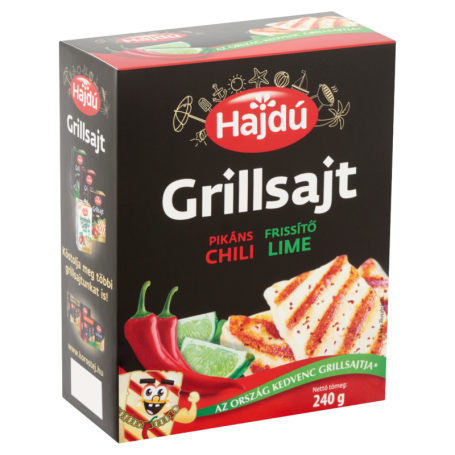 Hajdú grill sajt 240 g chili-lime
