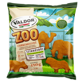 Valdor panírozott Zoo csirkemellfilé 480 g