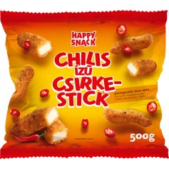 Happy snack chilis csirke stick 500 g 