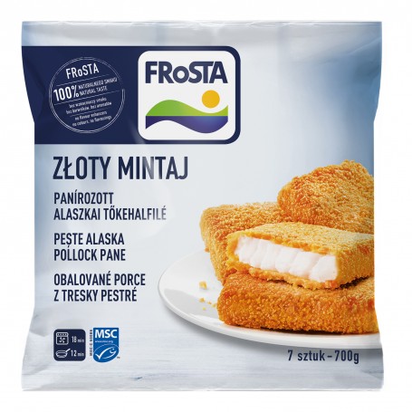 Frosta panírozott alaszkai tőkehalfilé 700 g