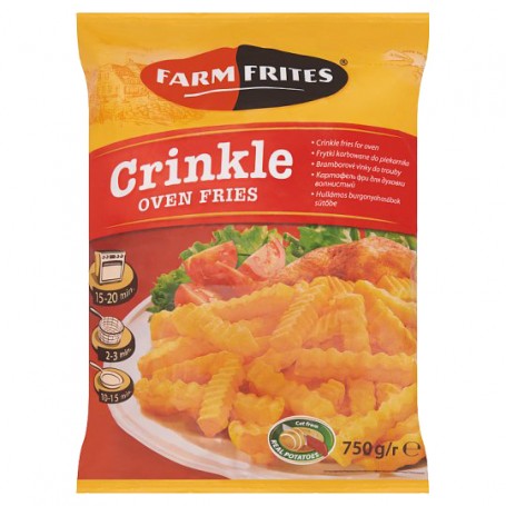 Farm Frites hullámos hasábburgonya sütőbe 750 g