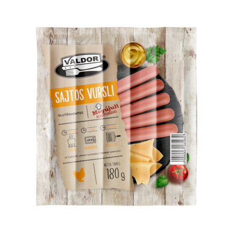 Família sajtos baromfi vursli 180 g