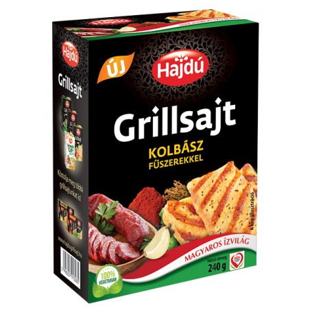 Hajdú grill sajt 240 g kolbászos