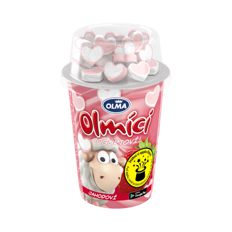 Olmici epres joghurt pillecukorkával 111 g