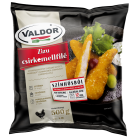 Valdor zizu kedvence cs.mellfilé ropogós bund. 500 g 