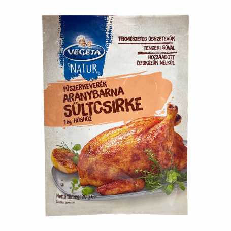 Podravka vegeta natur fűszerkeverék aranybarna sültcsirke 20 g 