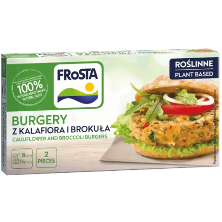 Frosta burger brokkoli, karfiol, petrezselyem 200 g 