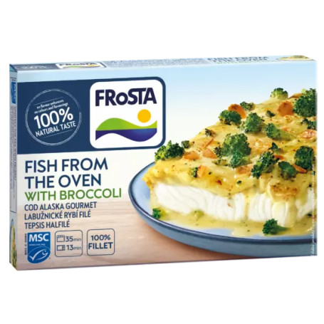 Frosta tepsis halfilé brokkoli szósszal 330 g
