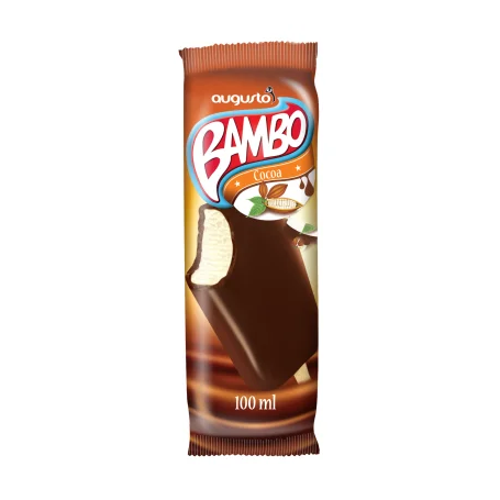 Augusto Bambo Tejszínes jégkrém kakaós bevonóvall 100 ml