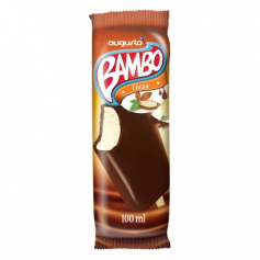 Augusto Bambo Tejszínes jégkrém kakaós bevonóvall 100 ml