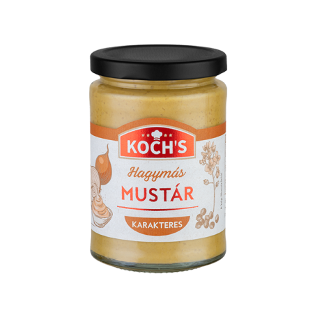Kochs mustár vöröshagymával 350 g