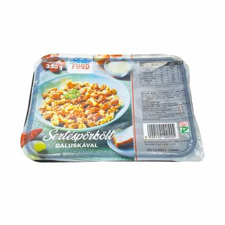 Hello Food sertéspörkölt galuskával 330 g