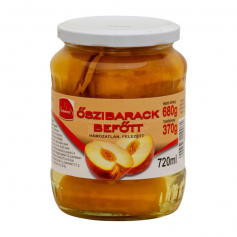 Globetti üveges őszibarackbefőtt 680 g