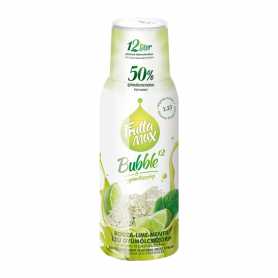 FM Bubble12 bodza-lime-menta gyümölcsszörp 500 ml (DRS)