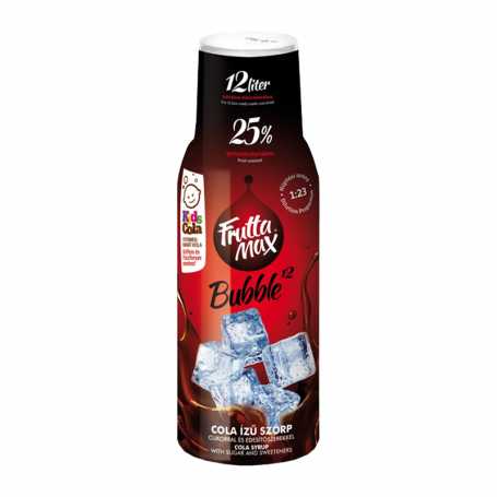 FM Bubble12 cola ízű szörp 500 ml (DRS)