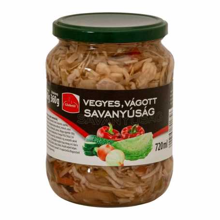 Globetti vegyes, vágott savanyúság 4250 ml