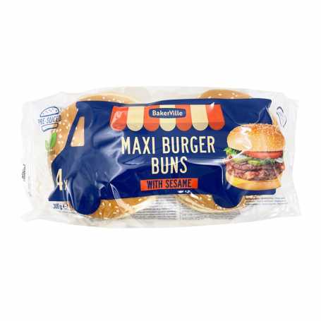 Bville Hamburger Szezámmagos Zsemle 4 db 300 g