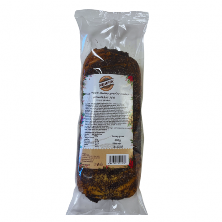 Nelapek 70% exclusive kalács gazdag mákos töltelékkel 400 g