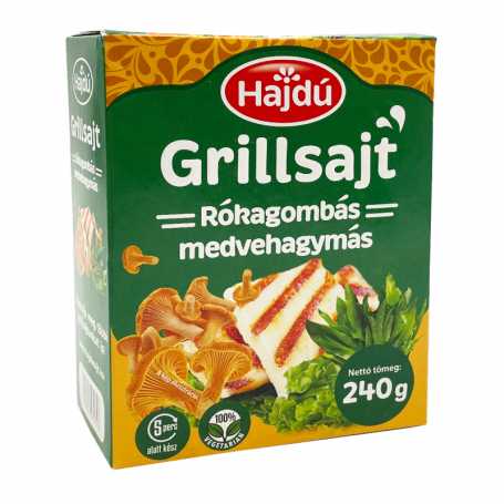 Hajdú grill sajt 240 g rókagomba-medvehagyma