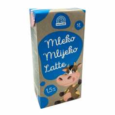 Euromilk UHT tej 1,5 % 1 l 